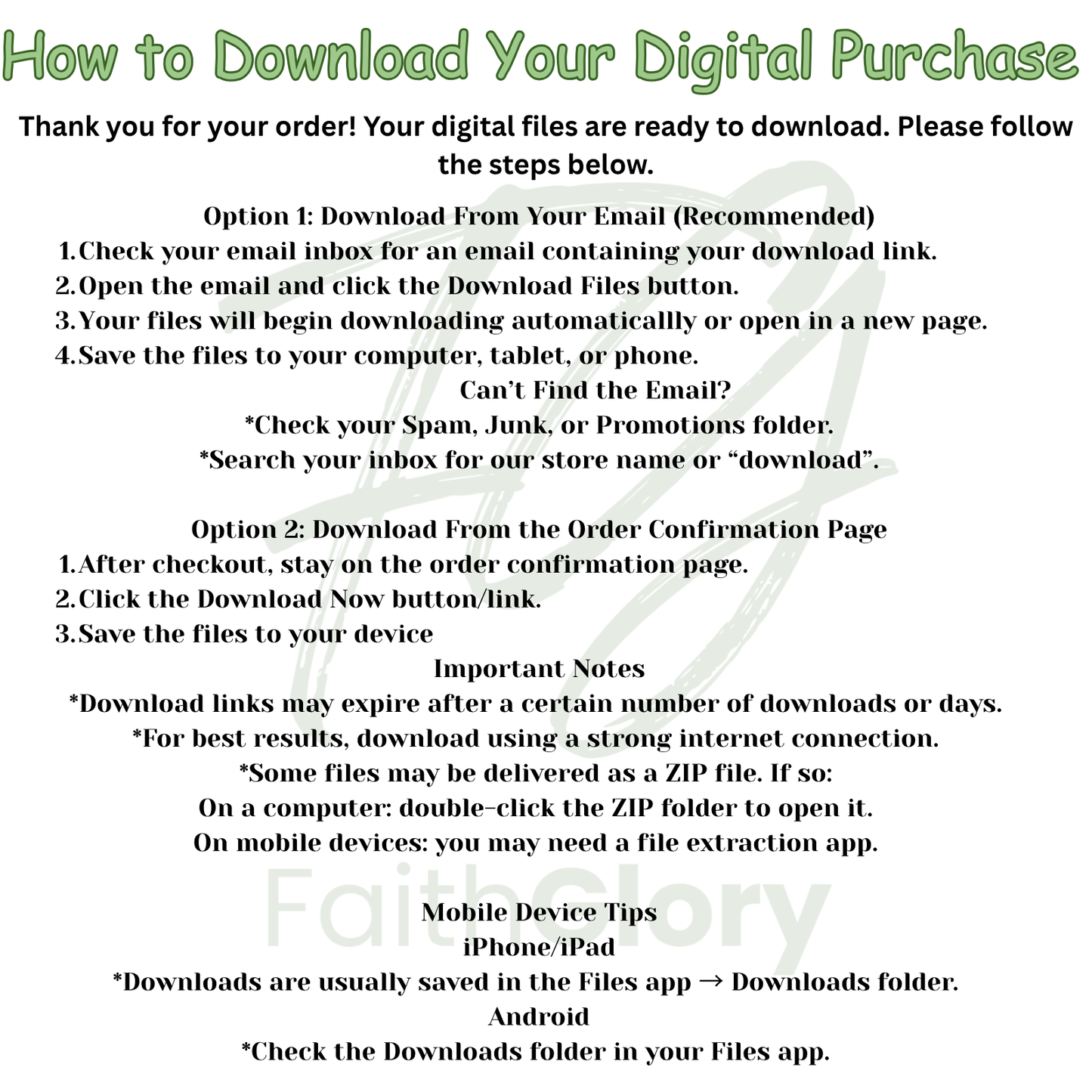 STOP STEP BACK PRAY - DIGITAL DOWNLOAD